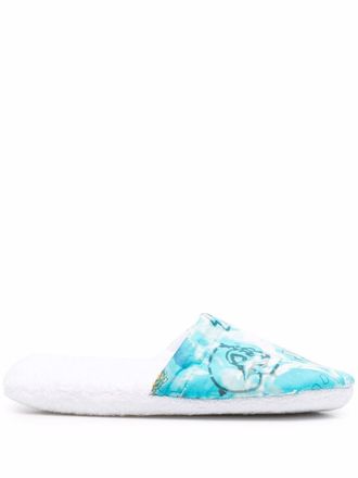 Philipp Plein Pineapple Skies slippers - Blue