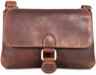 Jack Georges Voyager Mini Crossbody Bag in Brown at Nordstrom