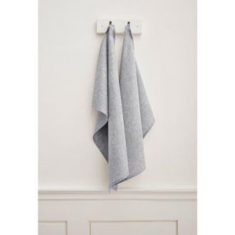 Solino Home Linen Kitchen Towels - Kitchen Linen in Oyster Grey at Nordstrom, Size Medium