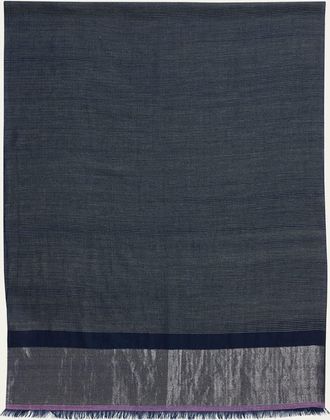 Kashmir Loom Stria Diamond Weave Cashmere Stole
