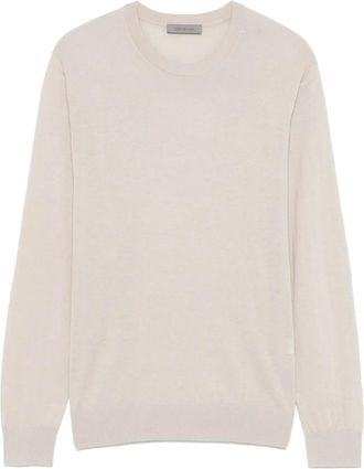 Corneliani T-shirt in maglia fine - Toni neutri