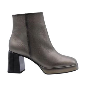 Hispanitas Heeled Boots, female, Yellow, 6 UK, Stylish Ankle Boots with Bolton