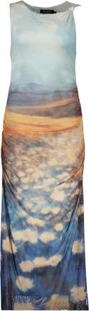 Desigual Vermont Long Tank Top Dress - Dames - Casual kleedjes - Veelkleurig - M - Kleedjes