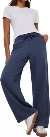 Travis Mathew Save The Day Cloud Pants 2.0 In Heather Navy Blazer