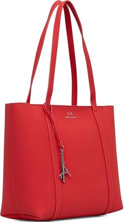 A|X Armani Exchange Borsa tote con logo - Rosso