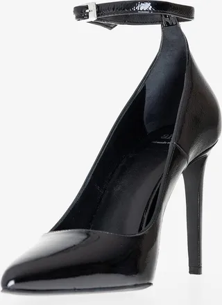 Ami Patent Leather Stiletto Heel - Black
