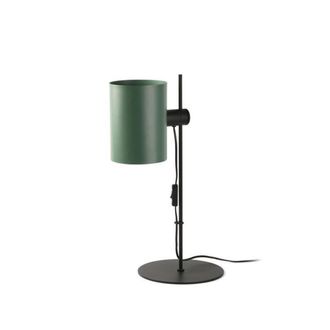 Faro Barcelona L&aacute;mpara de mesa ajustable en metal negro y verde 55cm
