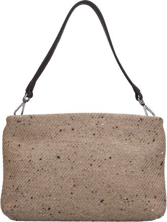 Gianni Chiarini Stoffen Tas - Dames - Schoudertassen - Beige - ONE Size - Leer - Tassen