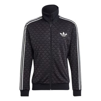 adidas Adicolor 70s Monogram Track Top Asia Sizing Black IP6982