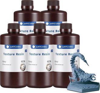 OEM Resina Texturizada Anycubic, Acabado Mate, Alta Precisi&oacute;n