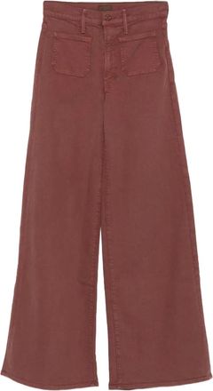 Mother Jeans con tasche - Marrone