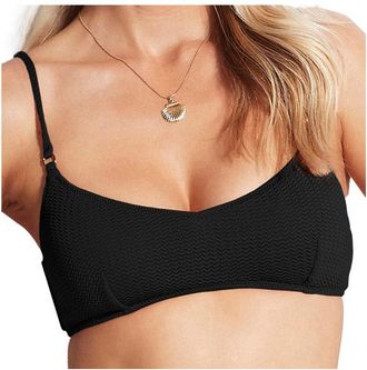 Seafolly Sea Dive Bralette Bikini-Top für Damen | schwarz