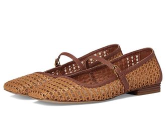 Franco Sarto Tinsley Mary Jane Flats Womens Flat Shoes Wicker Faux Leather Weave : 8.5 M, Synthetic