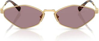 Miu Miu Sunglasses Mu56 Zs 5 Ak20 I Gold/Brown Gradient Women