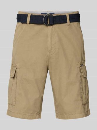 Petrol Industries Regular Fit Bermudas mit Cargo-Taschen in Beige, Gr&ouml;&szlig;e XXL