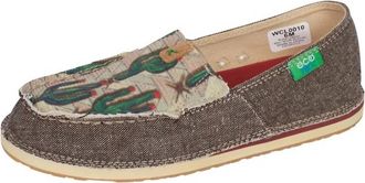 Twisted X Boots Womens Dust Cactus Print Casual Loafers In Brown