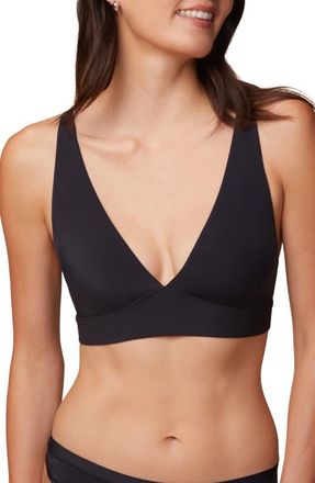 Harper Wilde Bliss Plunge Adjustable Bralette in Black at Nordstrom, Size 4X-Large