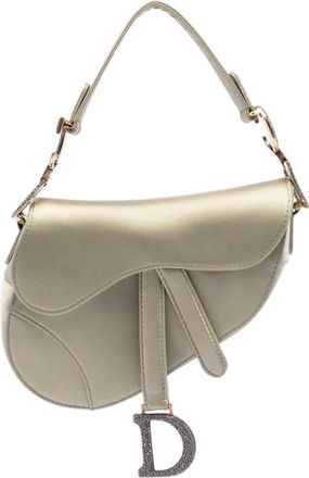 Dior Pre-owned Dior Mini Satin Crystal Embellished Saddle Bag Ladies 6BIH48BFLZI70N3N