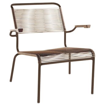 Schubiger M&ouml;bel Spaghetti-Lounger S&auml;ntis mit Armlehnen