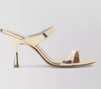 Stuart Weitzman nudist slide 85 mule sandals leather