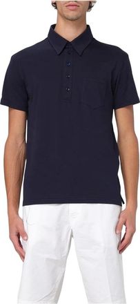 Pantaloni Torino Tops, Heren, Blauw, S, Short Sleeve Polo Shirt