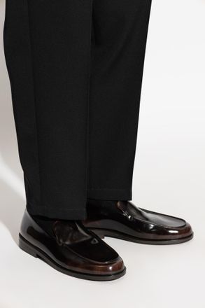Mars&egrave;ll Leather Loafers, Mens, Brown