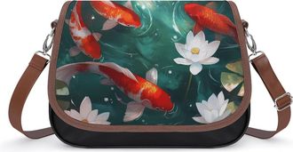 Generic Japanese Fish Crossbody Bags for Women Shoulder Messenger Bag Purse Handbags