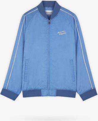 Maison Kitsun&eacute; Giubbino in viscosa con ricamo logo - MAISON KITSUNE - gender_Woman