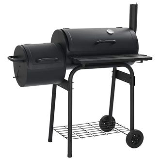 vidaXL Barbacoa Cl&aacute;sica De Carb&oacute;n Con Ahumador Vidaxl