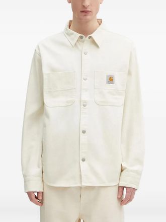 Carhartt Work in Progress Giacca-camicia Clink con applicazione - Toni neutri