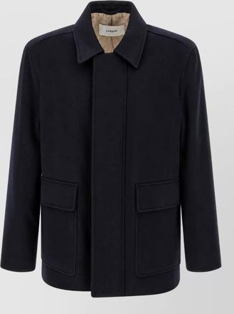 Lardini cashmere single-breasted coat