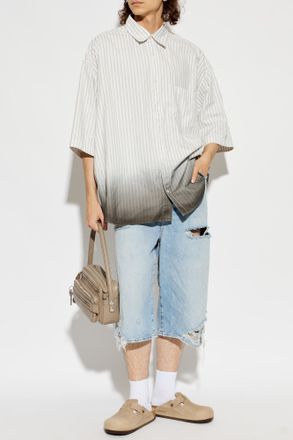 Acne Studios Striped Shirt, Mens, White