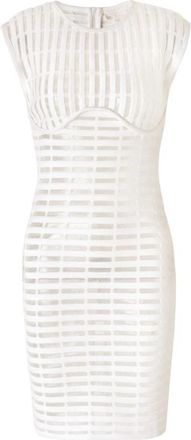 Genny Gebreide Jurk - Dames - Kleedjes - Wit - 2XS - Kleedjes