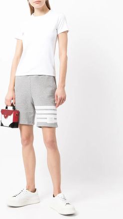 Thom Browne Mid-Thigh-Shorts mit Engineered 4 Bar im klassischen Loopback