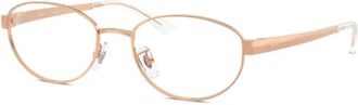 Ray-Ban Glasses, unisex, Yellow, Size: 55 MM Oval Optical Frame