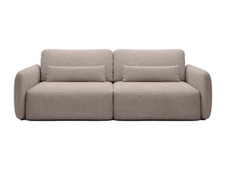 VENTE-UNIQUE.COM Sof&aacute; cama poli&eacute;ster 3 plazas topo 238x103cm