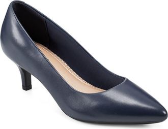 Easy Spirit Lexie Kitten Heel Pump in Dark Blue at Nordstrom Rack, Size 5.5