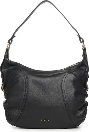 Francesco Biasia Weave Leather Shoulder Bag