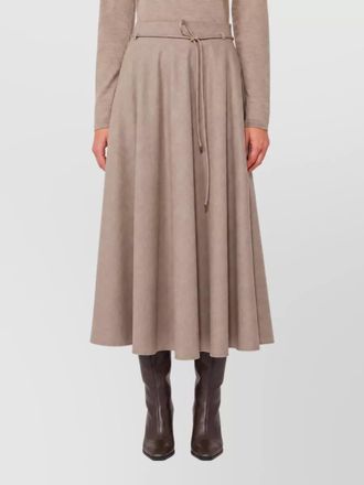 Max Mara cashmere flared midi skirt