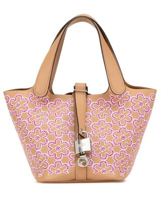 Herm&egrave;s Micro Swift Lucky Daisy Picotin Lock 14 handbag