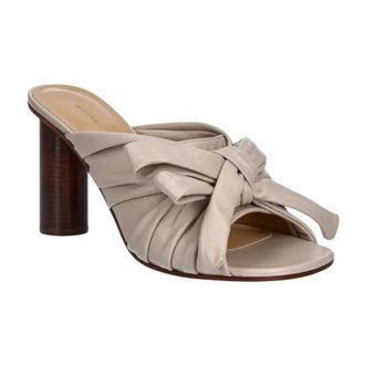 J.W.Anderson Mules con Tacco Largo in Pelle - - Shoes - Donna - Beige - 41 EU