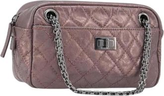 Chanel Pre-owned Vintage Schoudertas - Dames - Vintage Schoudertas - Roze - ONE Size - Leer - Vintage