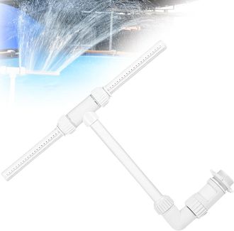OEM Fuente Doble Para Piscina - Fuente Ajustable - Con Adaptador - Para Piscinas Y Spas