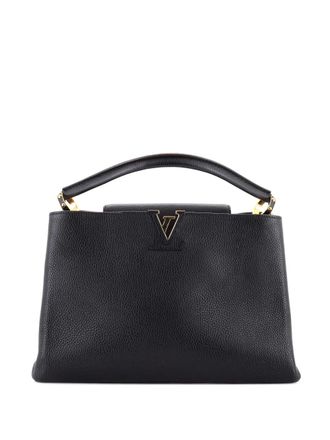 Louis Vuitton Capucines Bag Leather MM satchel - Nero