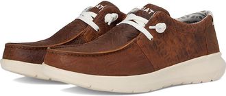 Ariat Hilo Mens Slip on Shoes Mahogany Blanket Emboss : 10.5 D - Medium, Canvas