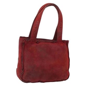 Chanel Borsa Mini in Suede Pre-owned - - Pre-owned - Donna - Rosso - ONE SIZE