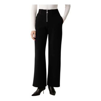 Patrizia Pepe Pantaloni Jogger a Vita Alta - - Trousers - Donna - Nero - S