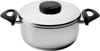 Lacor Casseruola in acciaio inox da 24 cm + coperchio - 85024 - lacor