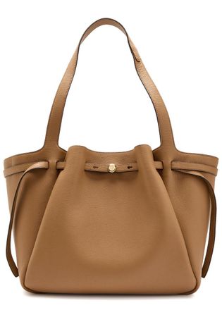 Tory Burch Romy Grained Leather Tote bag - Tan - One Size