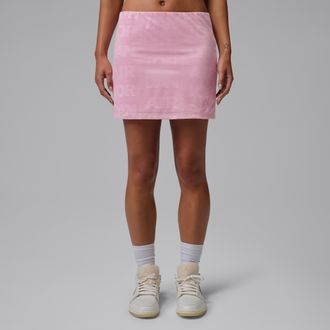 Nike Jordan Womens Jordan Flight Open Knit Skort in Pink | IF1148-676